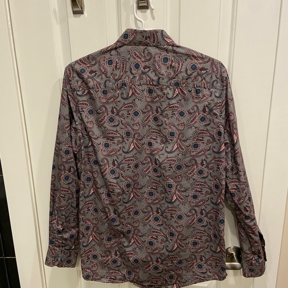 Mens Used SmallTasso Elba Casual dress Shirt - Picture 4 of 4